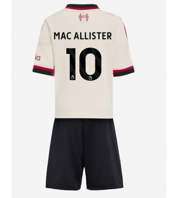 Liverpool Alexis Mac Allister #10 Replik Auswärtstrikot Kinder 2025-26 Kurzarm (+ Kurze Hosen)